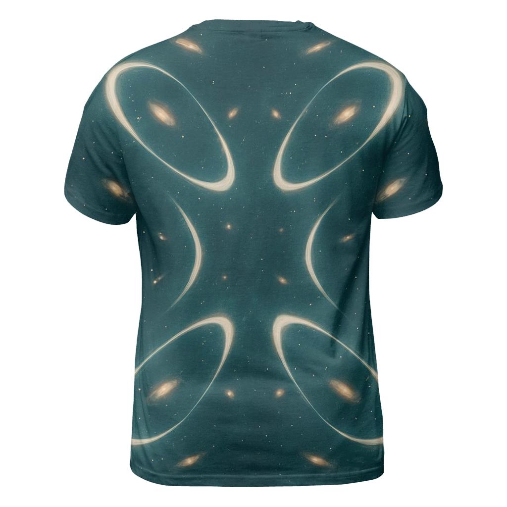 Gravitational-Lens Arc Field personalized full print shirts