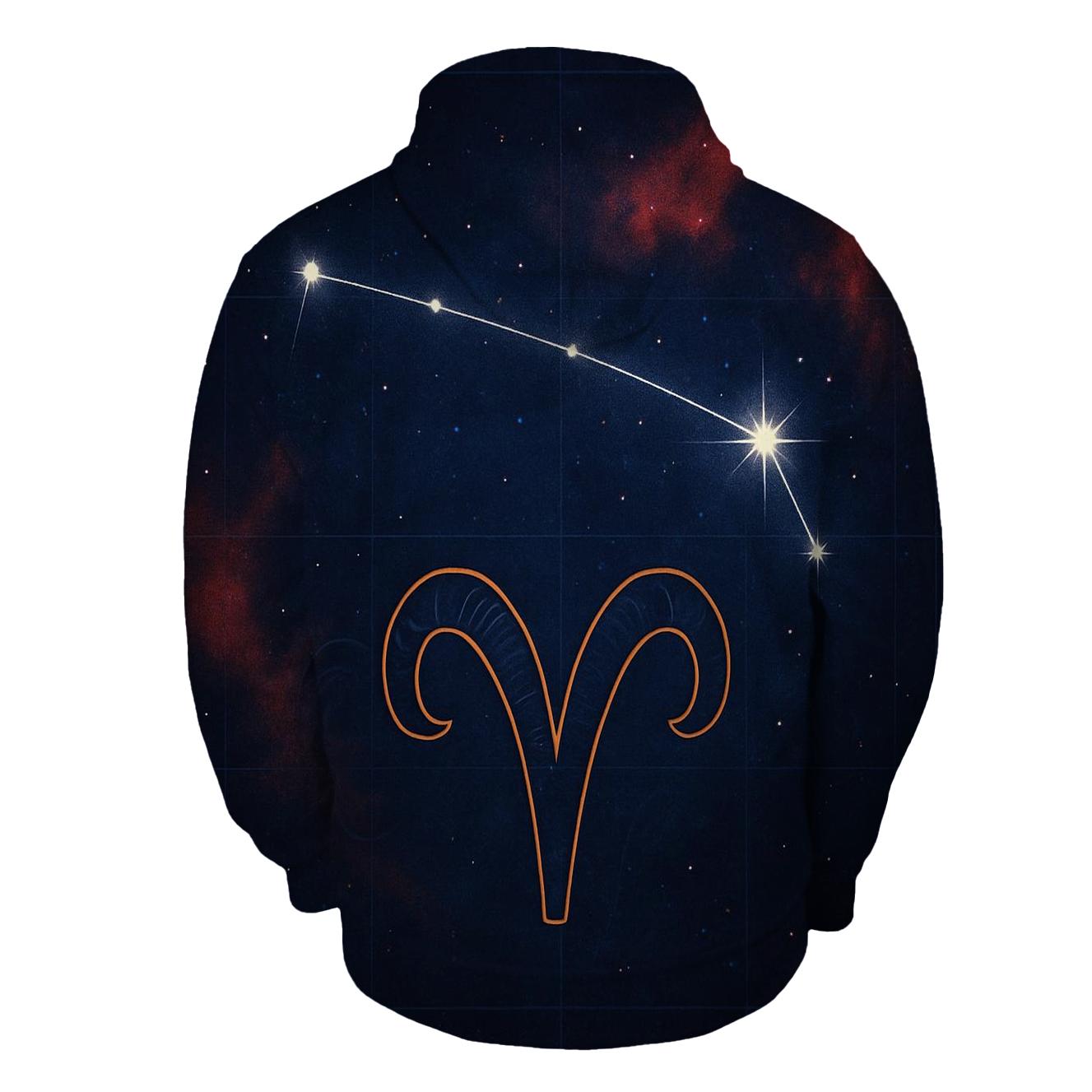 Celestial Aries Constellation Map hoodie styles