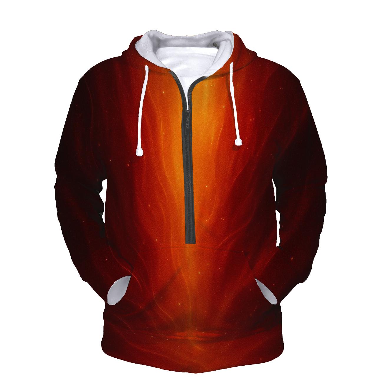 Molten Cascade zip-up hoodies