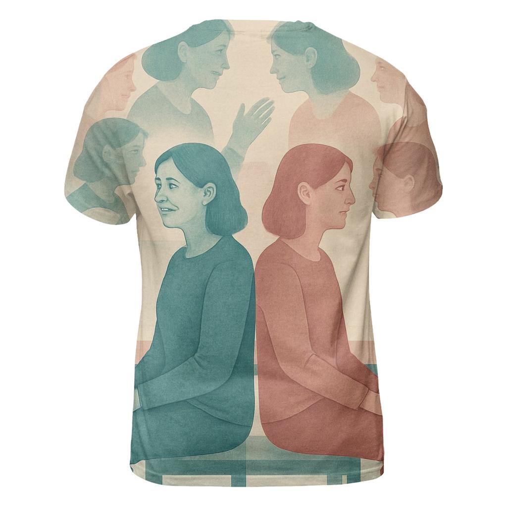 Echoes Of Her Wisdom creative print fashion shirts