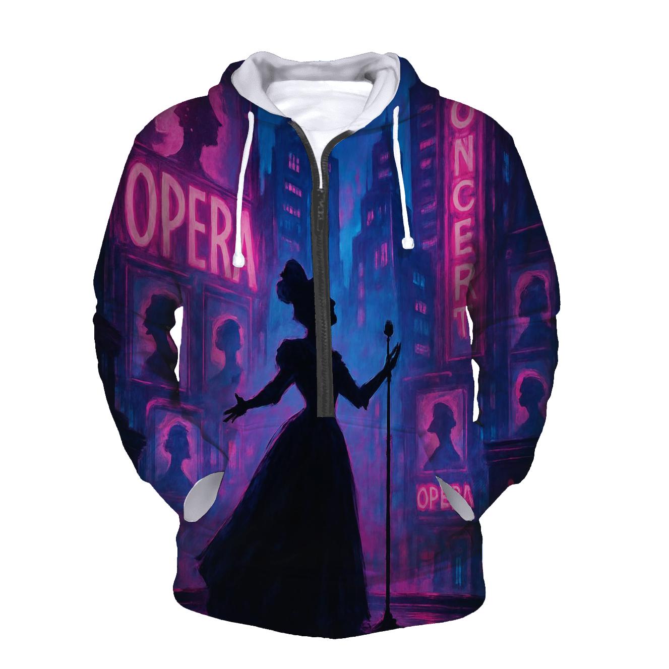 Neon Cyber Opera hoodies fashion
