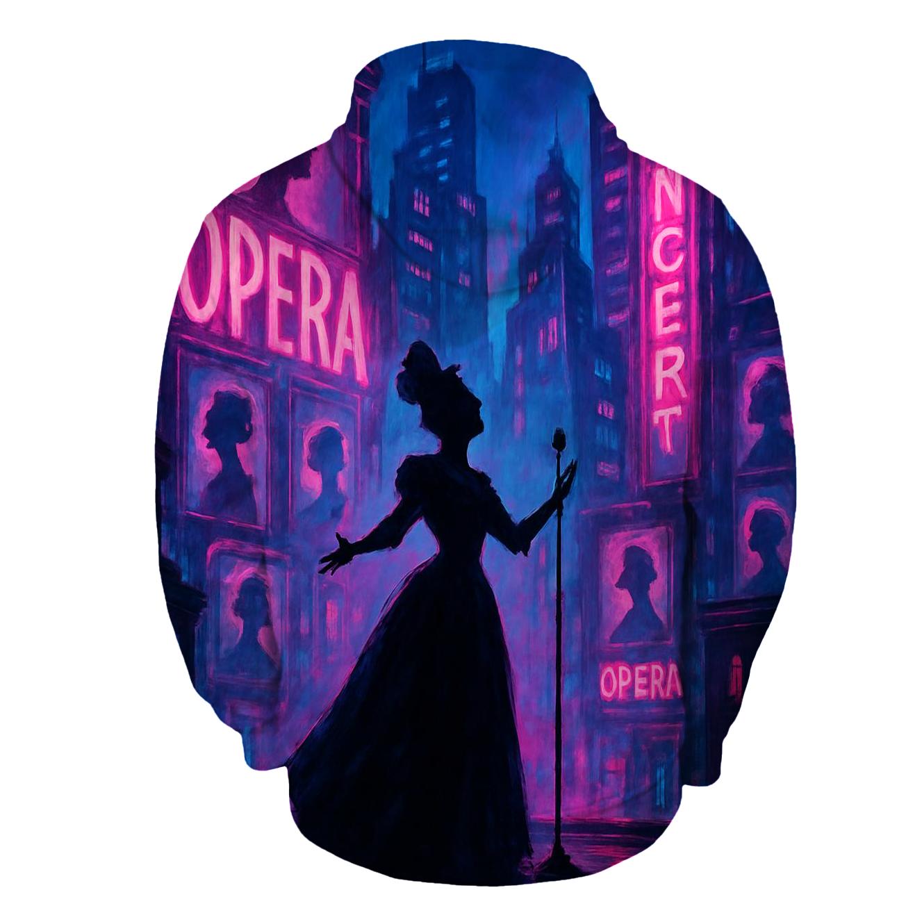 Neon Cyber Opera hoodies fashion