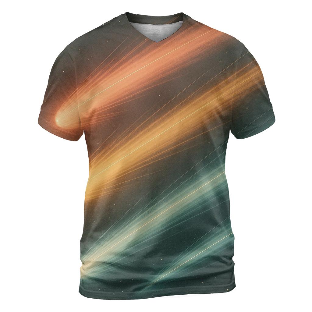 Comet Fan Overprint statement graphic shirts