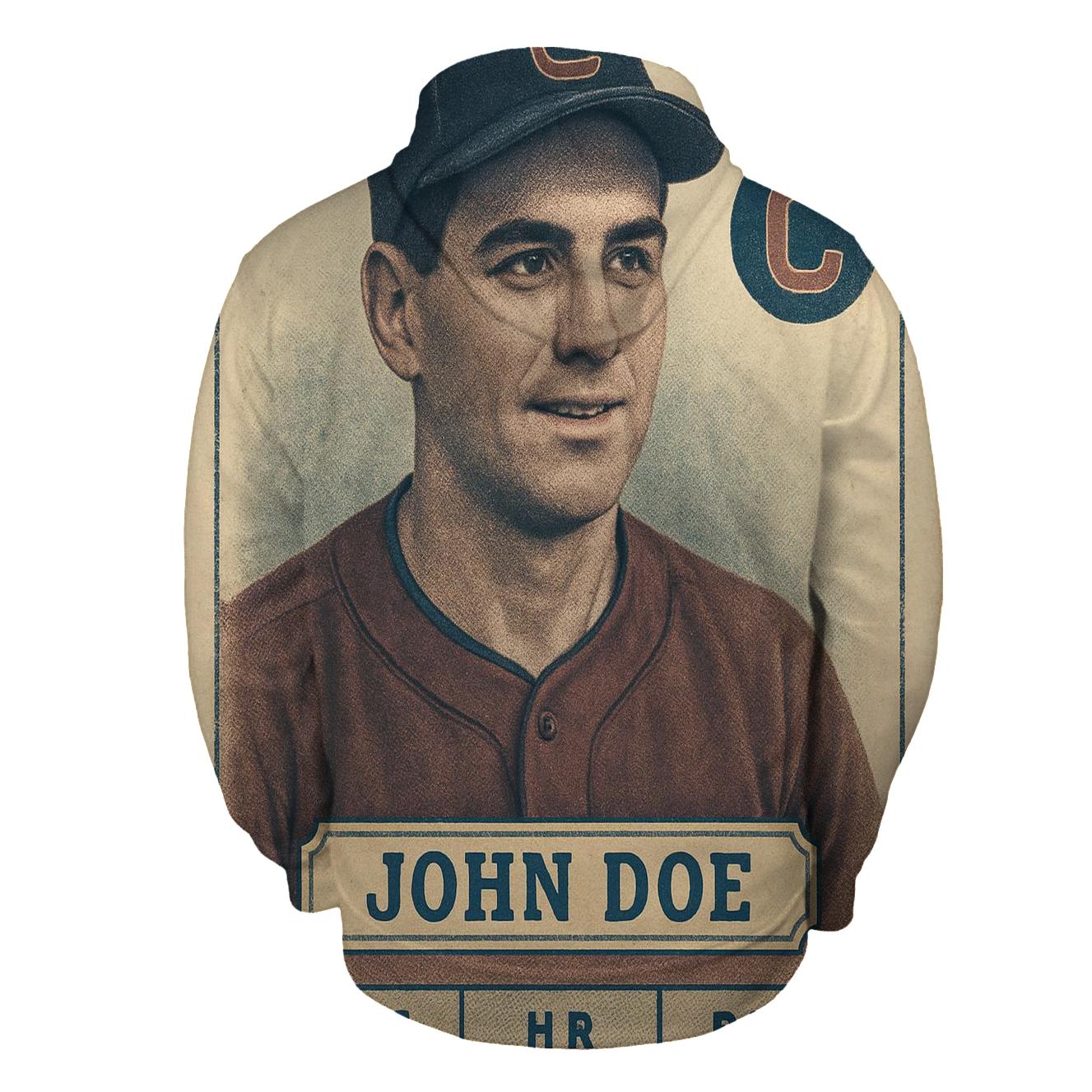 Old School Baseball Card hoodie trends