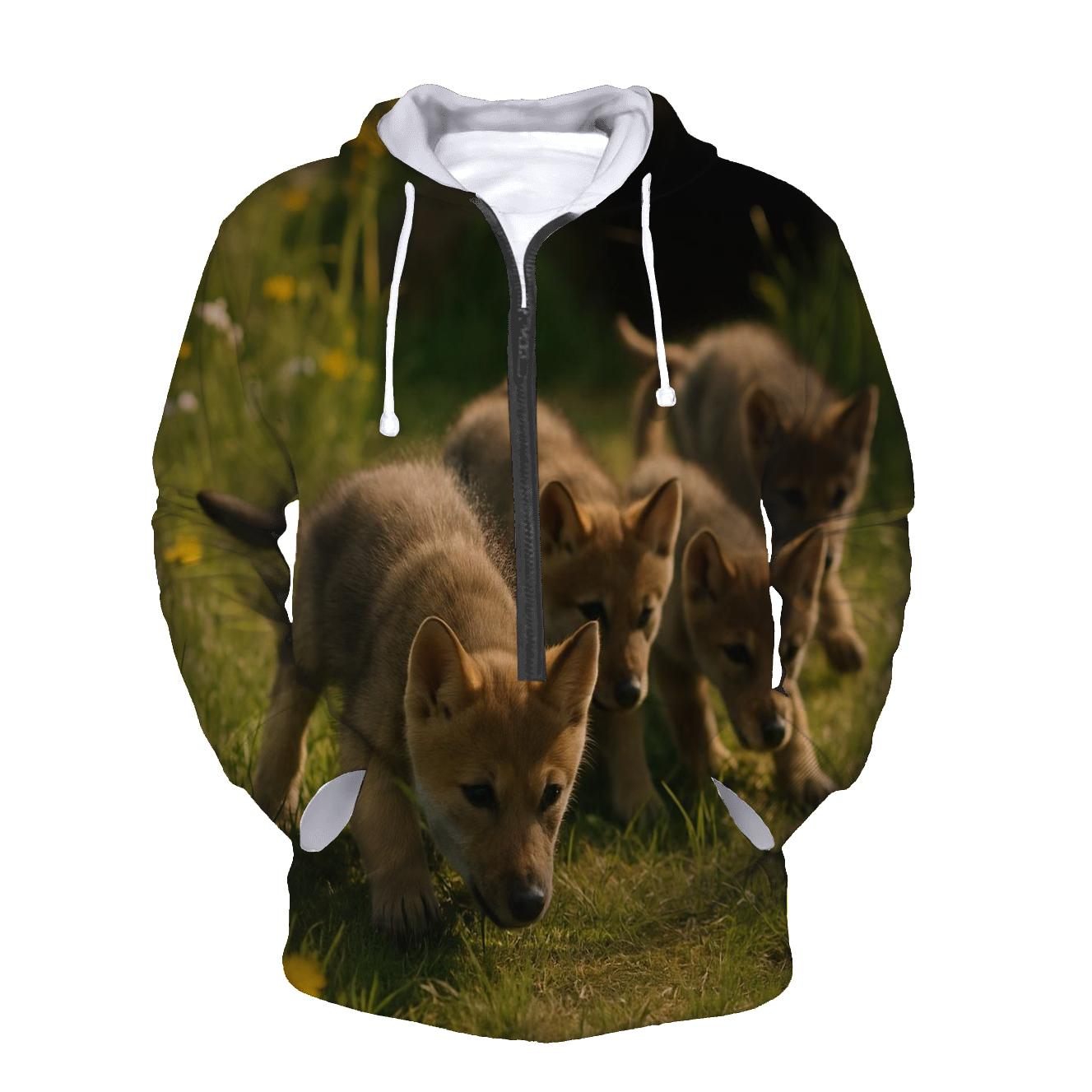 Pups Learning To Stalk heavyweight hoodies