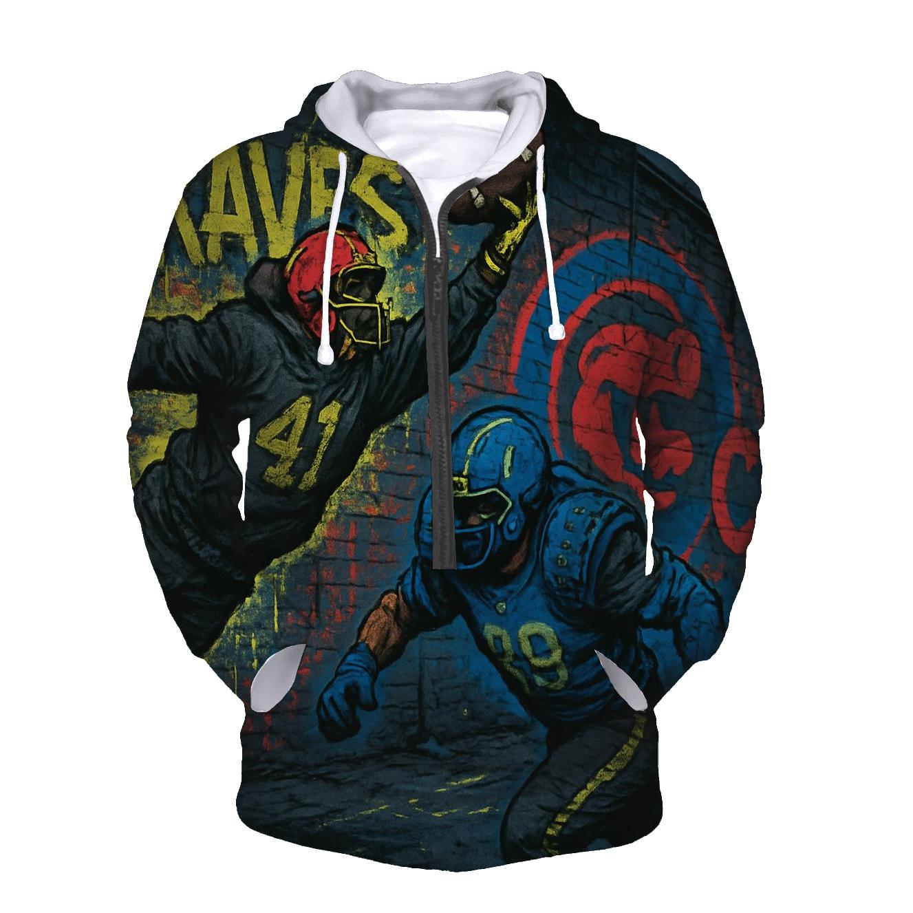 Graffiti Alley Gridiron hoodie designs