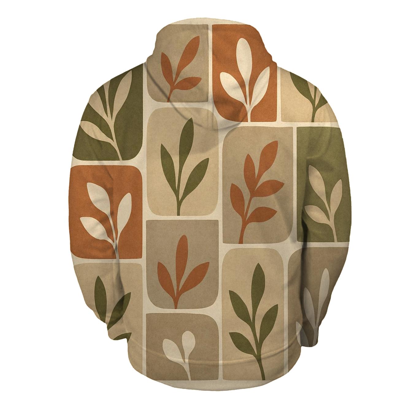 Earth Tone Mosaic custom hoodies