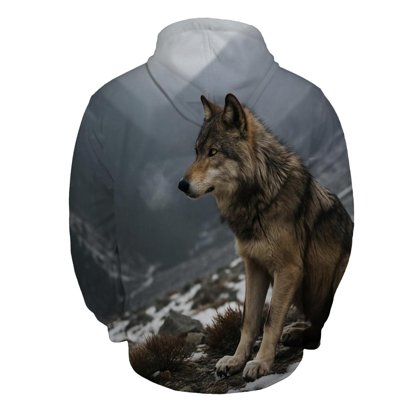 Mountain Scout At Snow Line premium hoodies