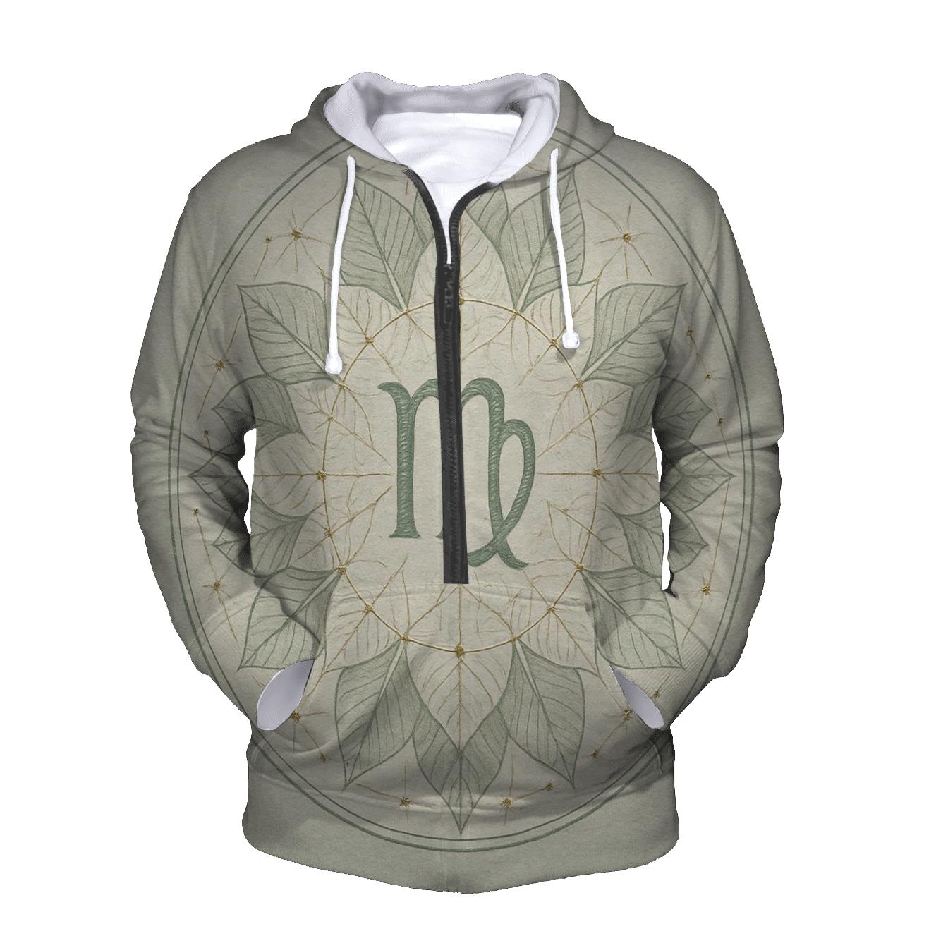 Virgo Earth Mandala Pattern hoodie trends