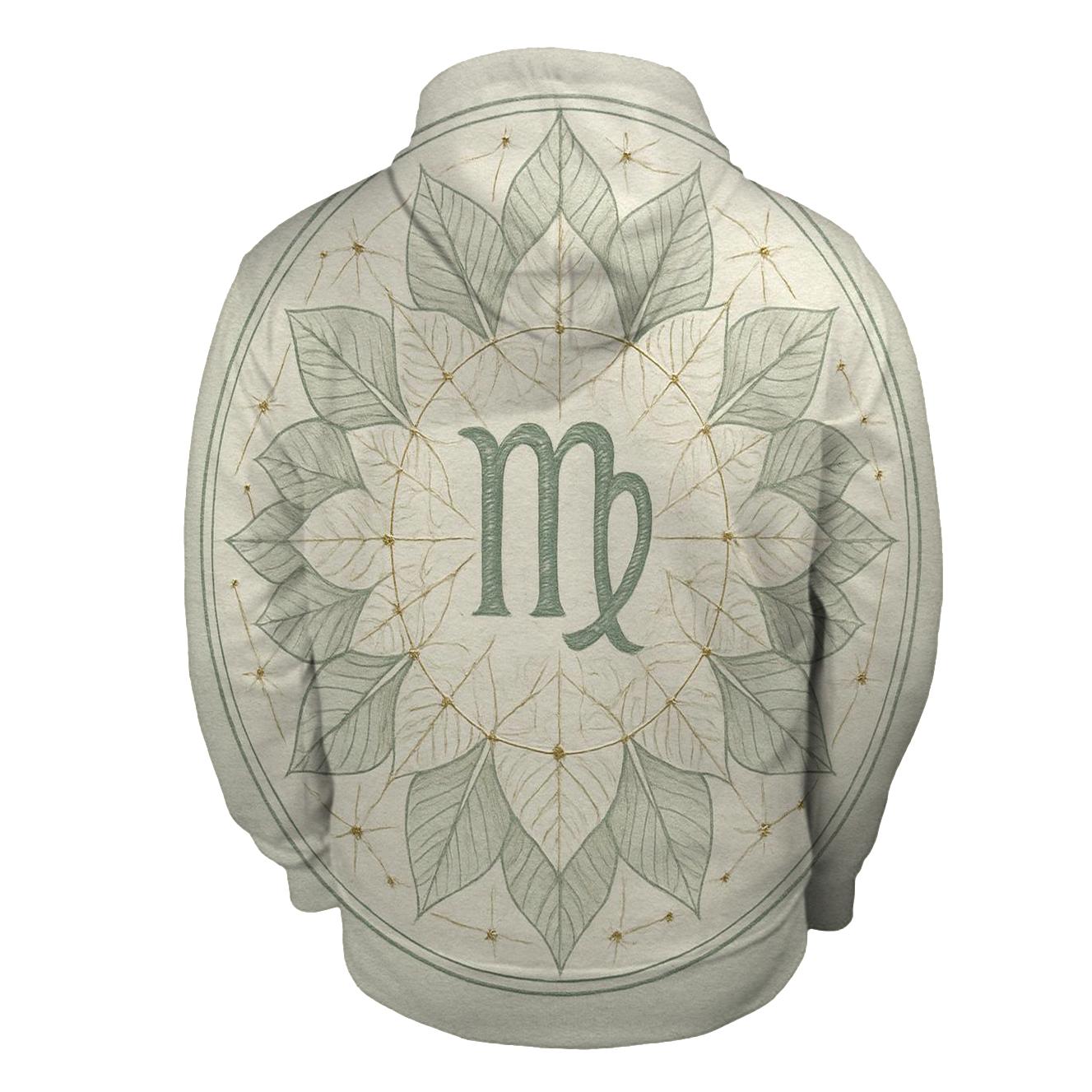 Virgo Earth Mandala Pattern hoodie trends