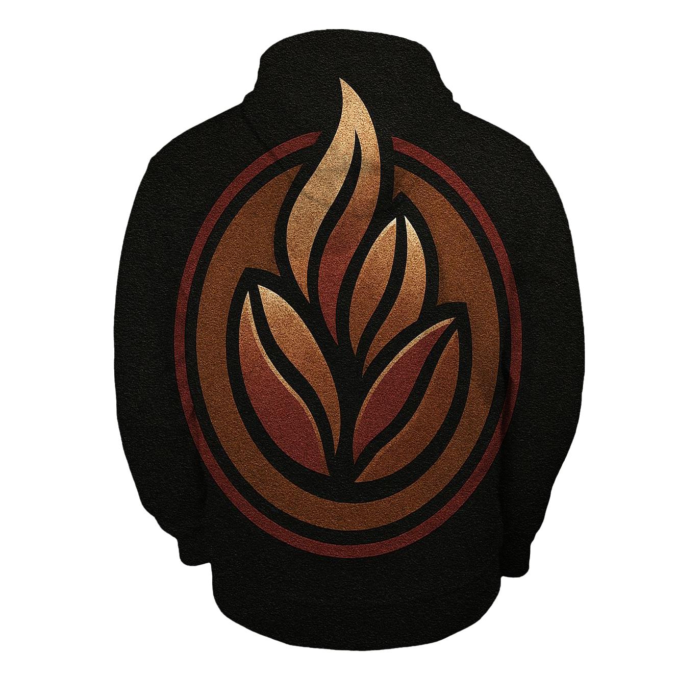 Roast Flame Icon lightweight hoodies