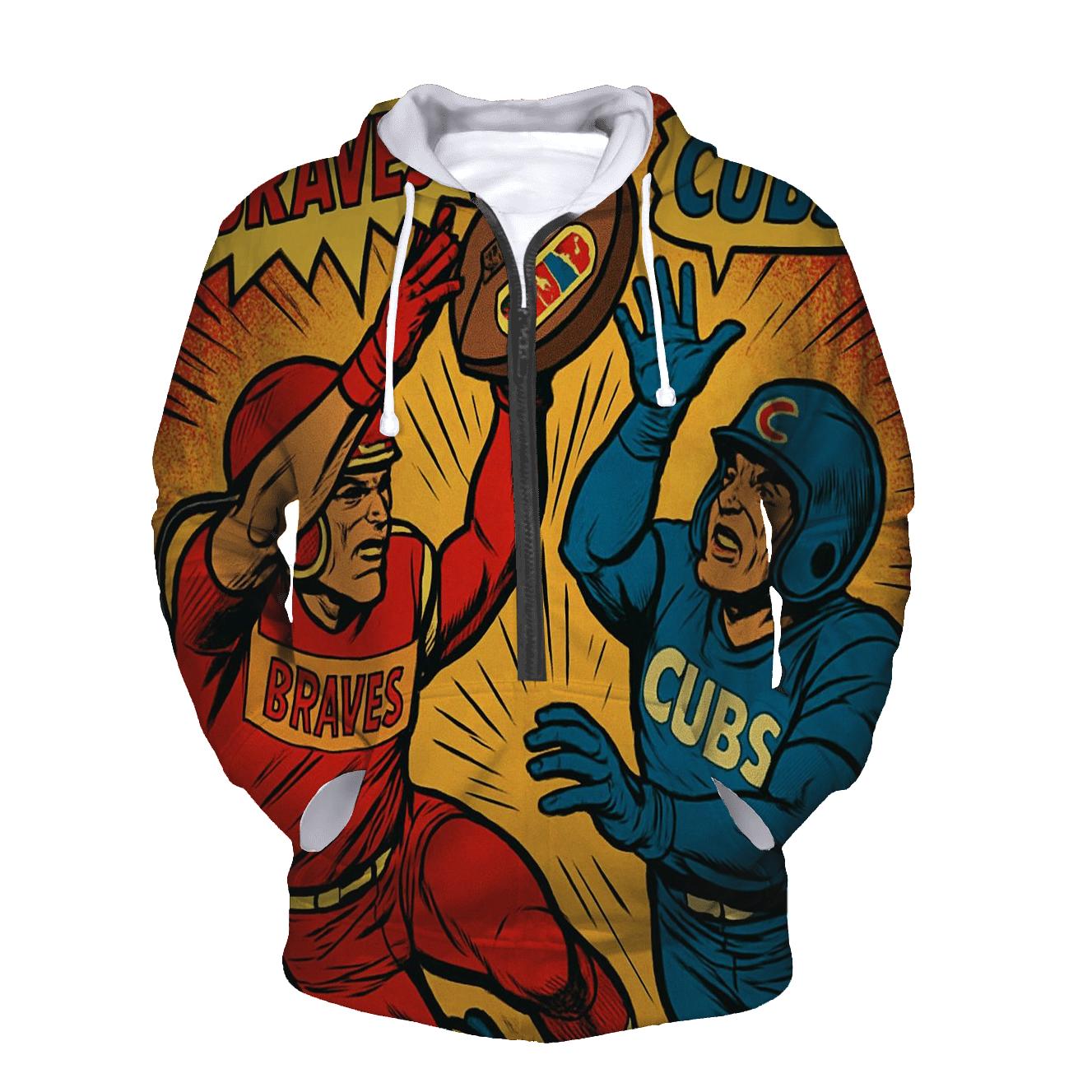 Retro Comic Bowl lightweight hoodies