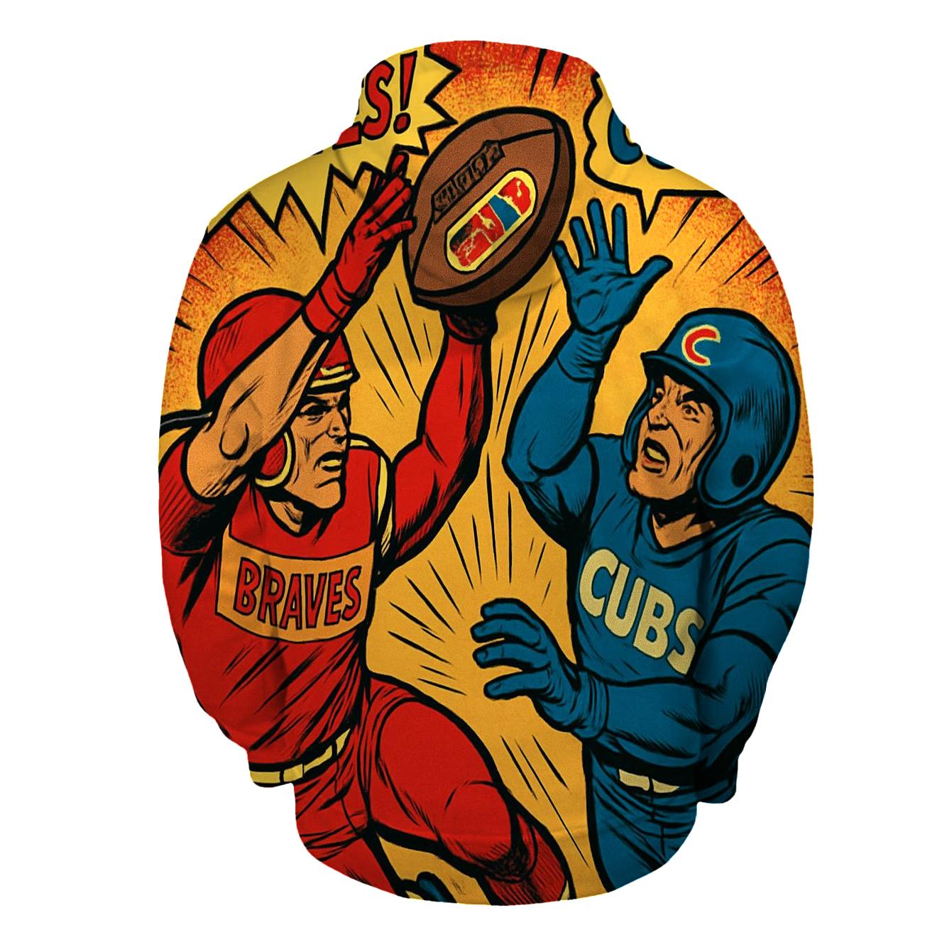 Retro Comic Bowl lightweight hoodies