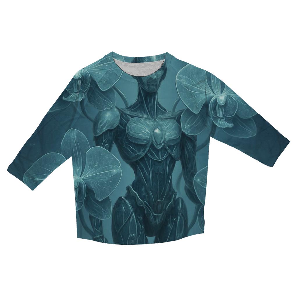 Binary Orchid Sentinel trendy 3/4 sleeve tops