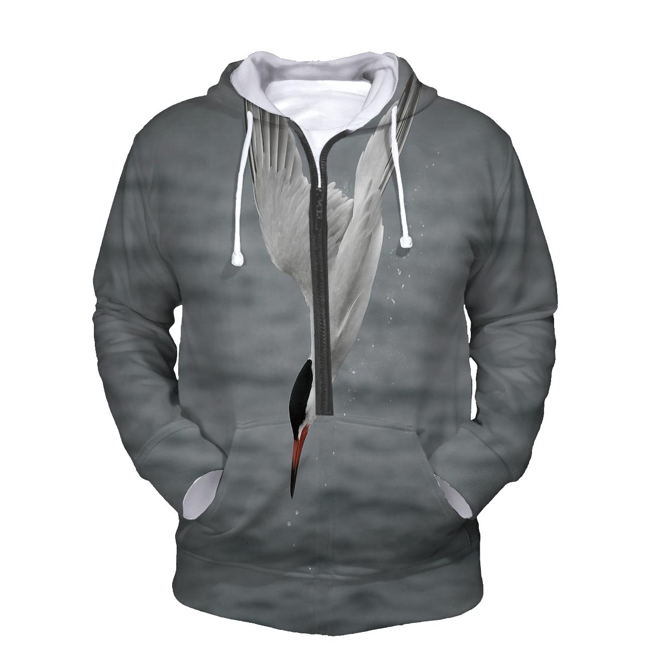 Pelagic Archer Common Tern Dive custom hoodies