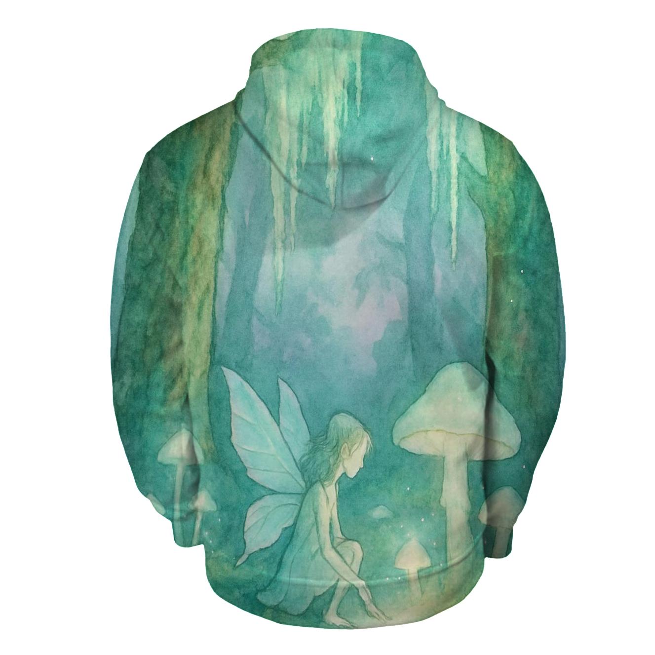 Luminous Forest Faerie embroidered hoodies