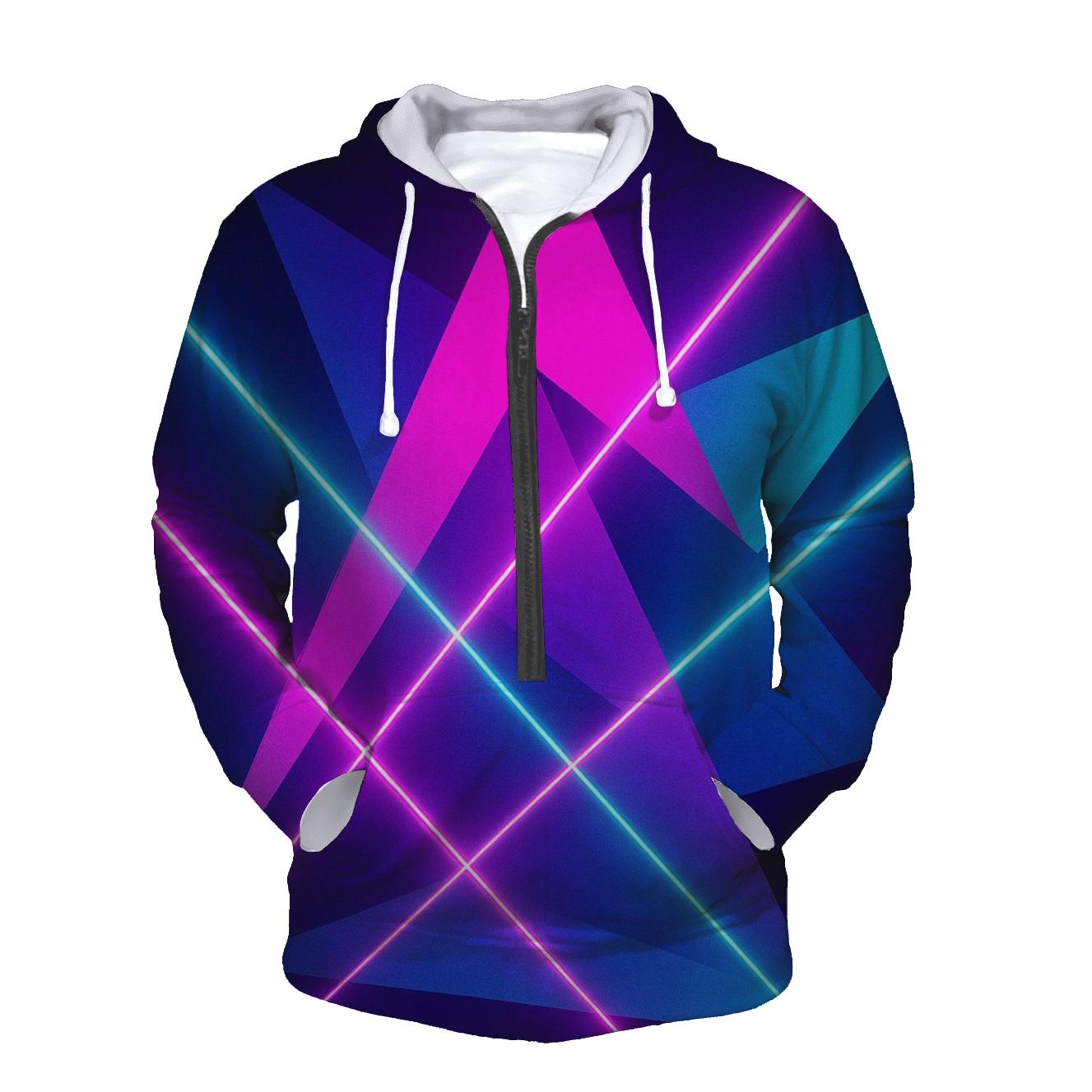 Laser Triangle Field hoodie trends