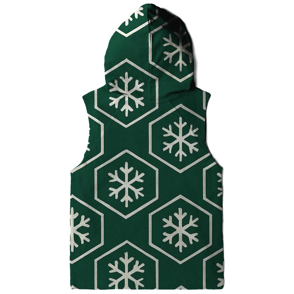 Snowflake Hex Grid heavyweight hoodies