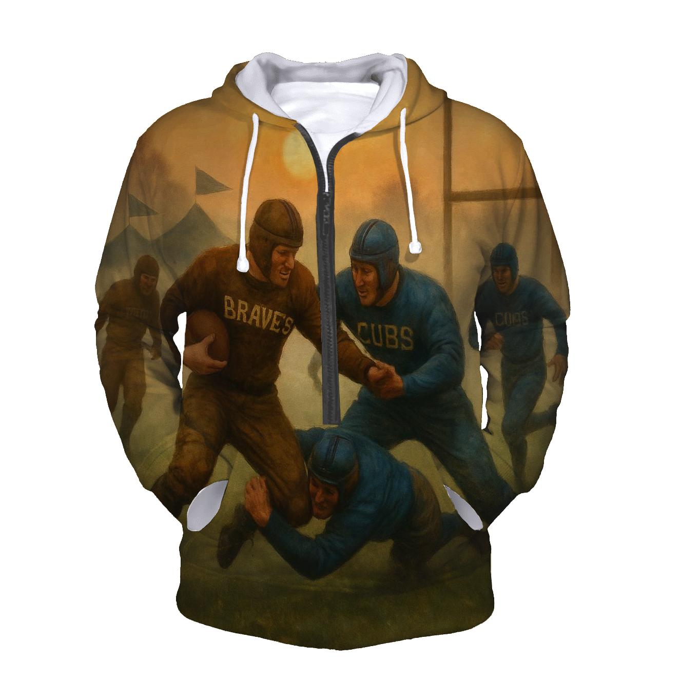 Prairie Duel At Dawn graphic hoodies