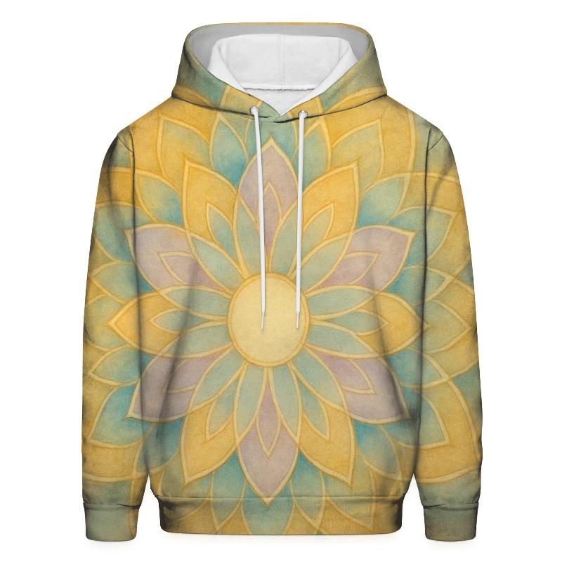 Luminous Mandala zip-up hoodies