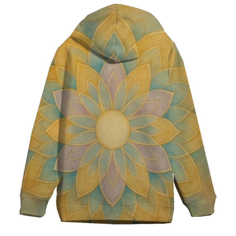 Luminous Mandala zip-up hoodies