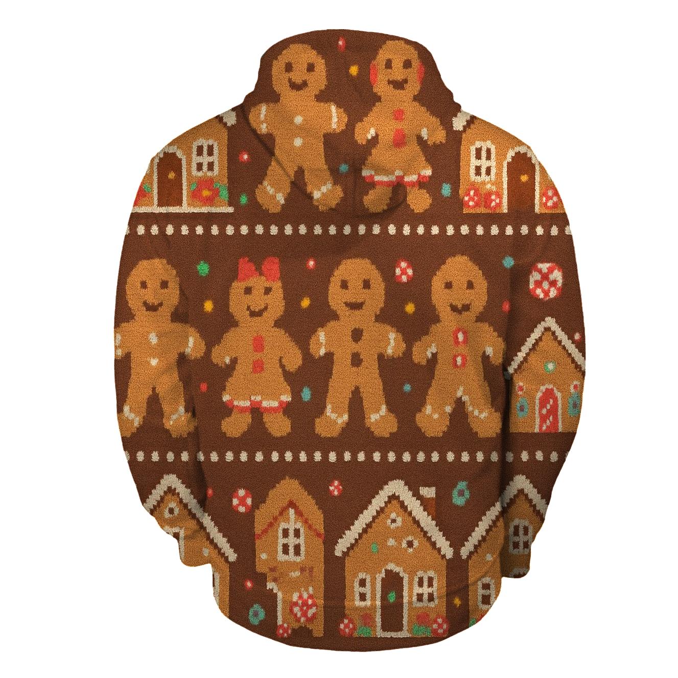 Gingerbread Village Parade Design hoodie trends