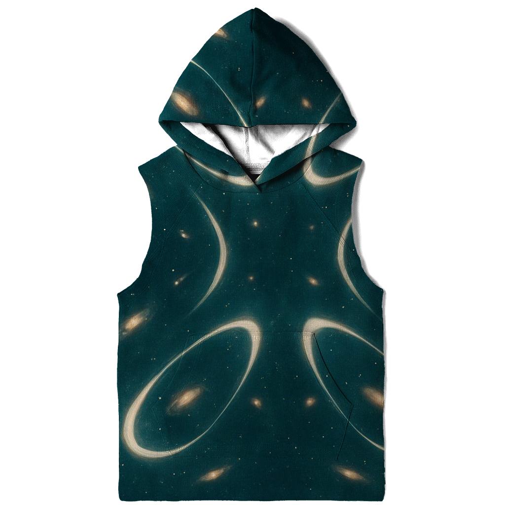 Gravitational-Lens Arc Field zip-up hoodies