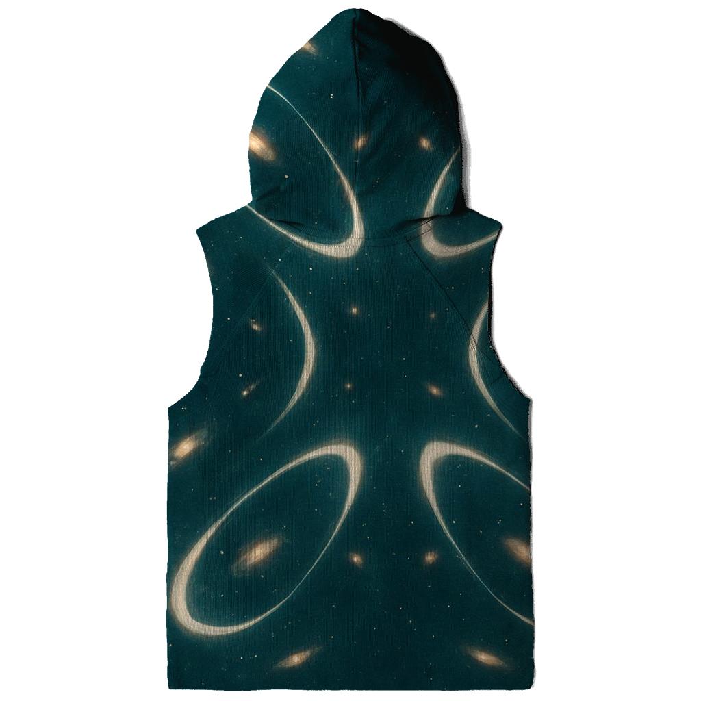 Gravitational-Lens Arc Field zip-up hoodies