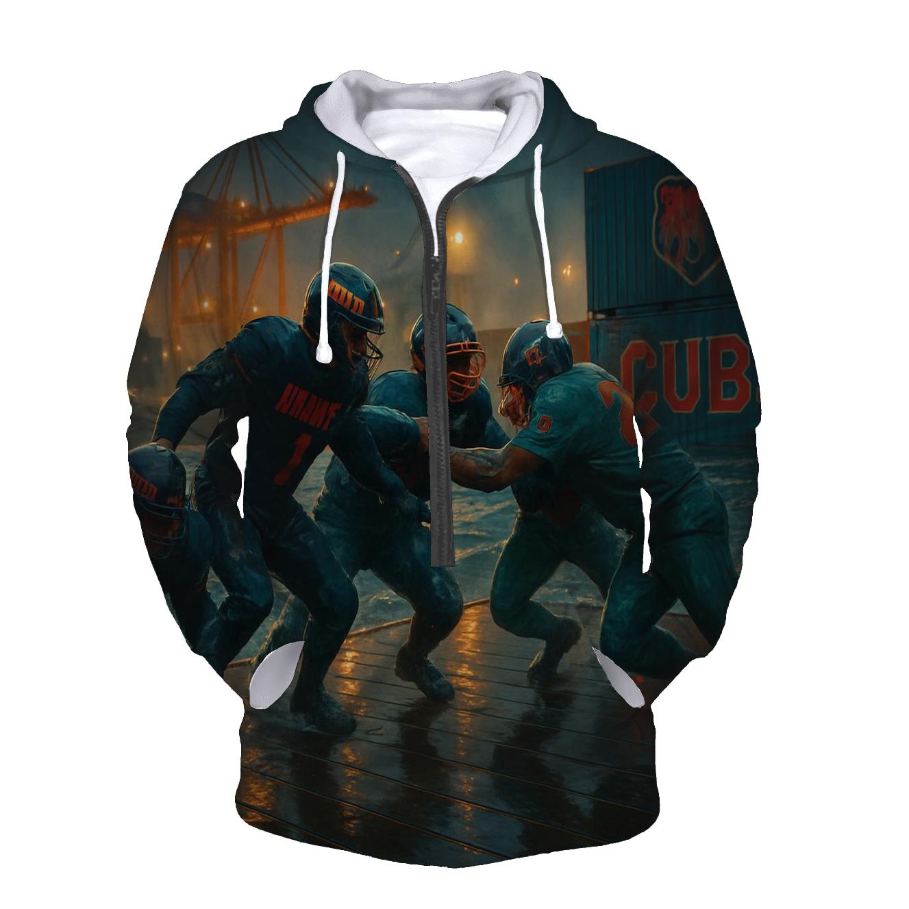 Harbor Night Blitz zip-up hoodies