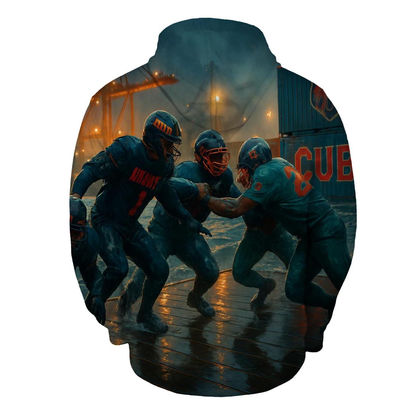 Harbor Night Blitz zip-up hoodies