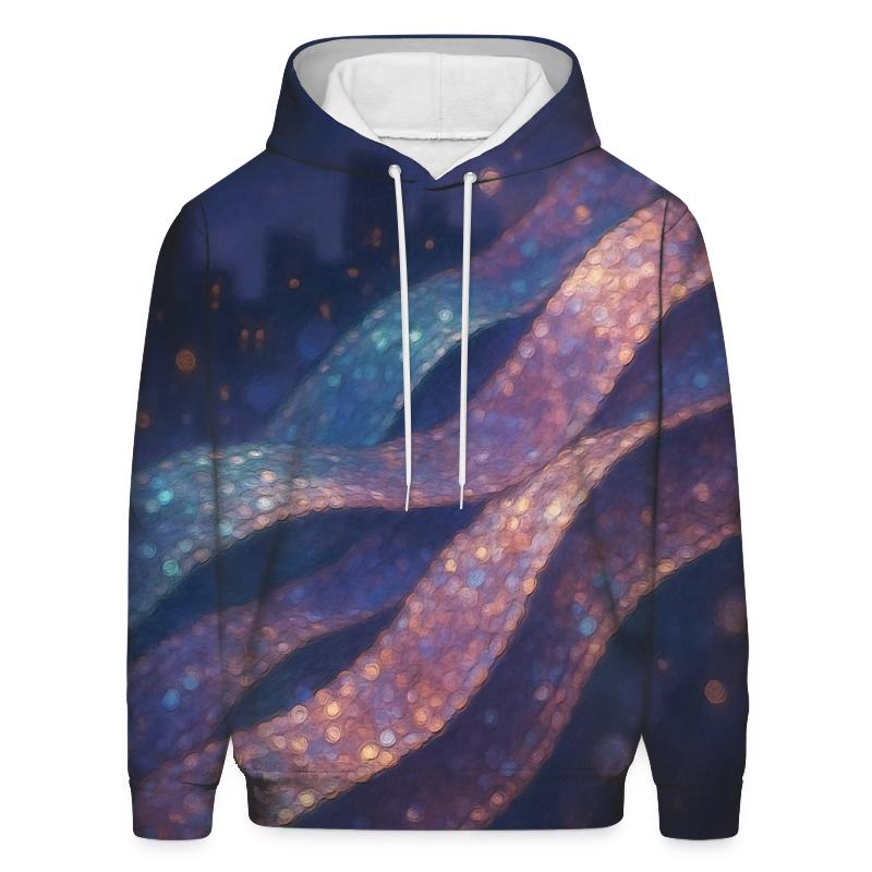 Aurora Sequins zip-up hoodies