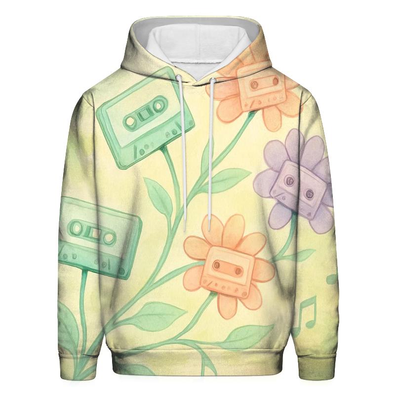Cassette Tape Garden pullover hoodies