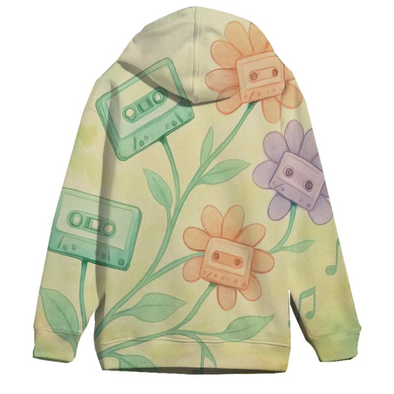 Cassette Tape Garden pullover hoodies