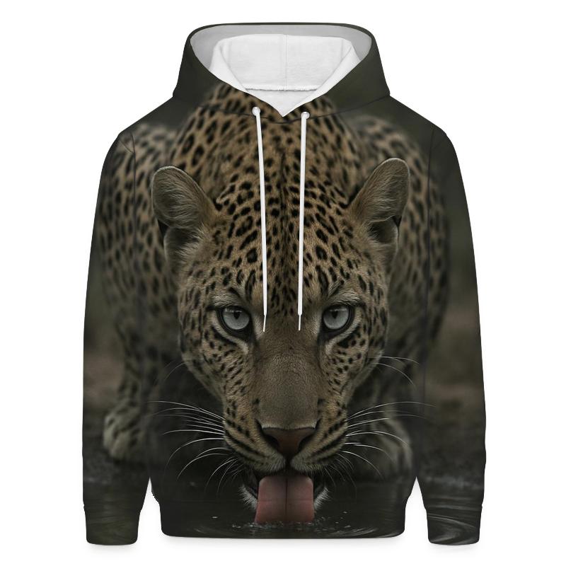Shade-Pool Vigil African Leopard graphic hoodies