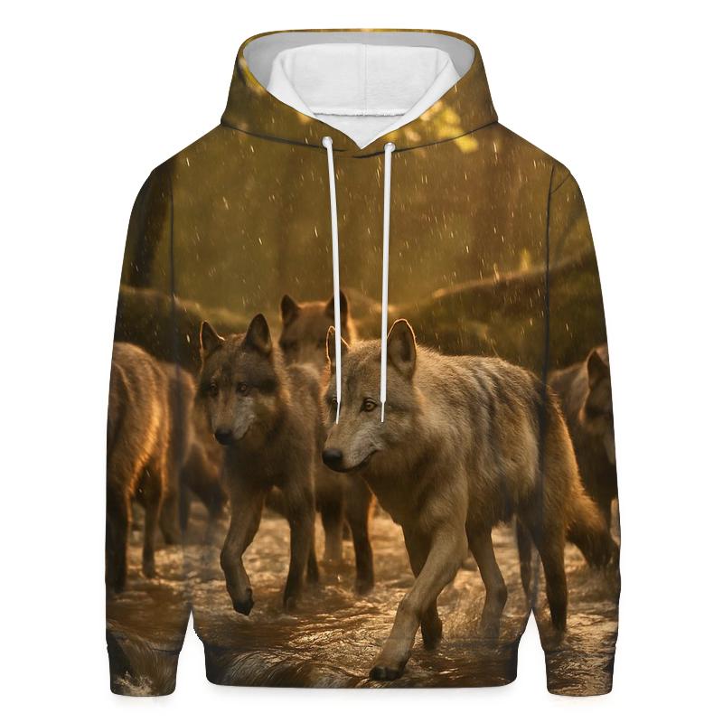 Forest Pack Crossing In Golden Rain hoodie styles