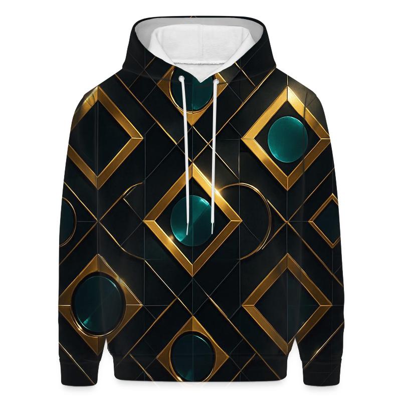 Disco Mirror Geometry hoodie designs