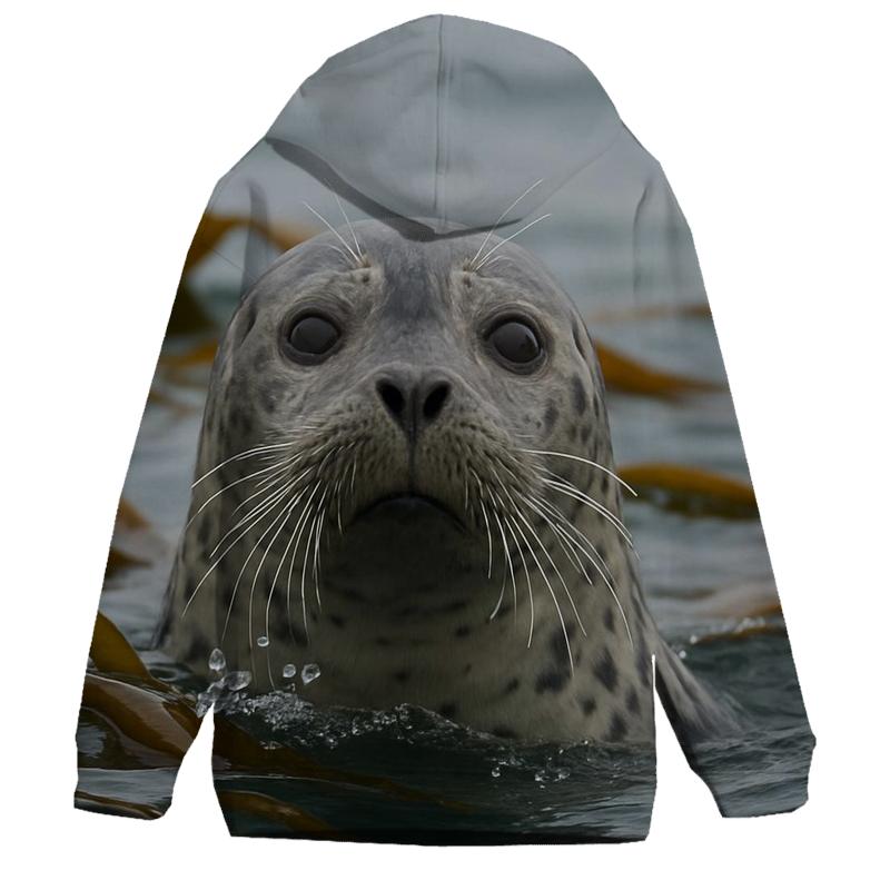 Kelp Cutwater Harbor Seal premium hoodies