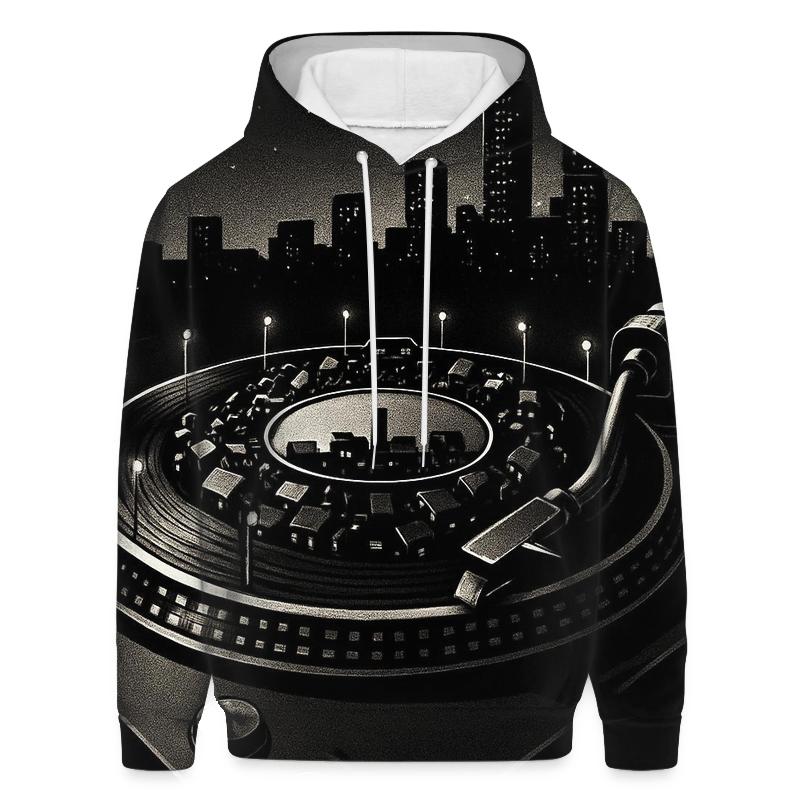 Turntable Cityscape hoodies fashion