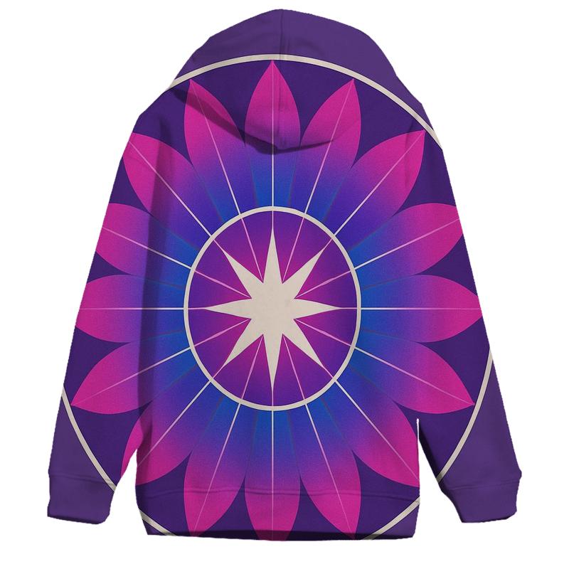 Magenta Mandala hoodies fashion