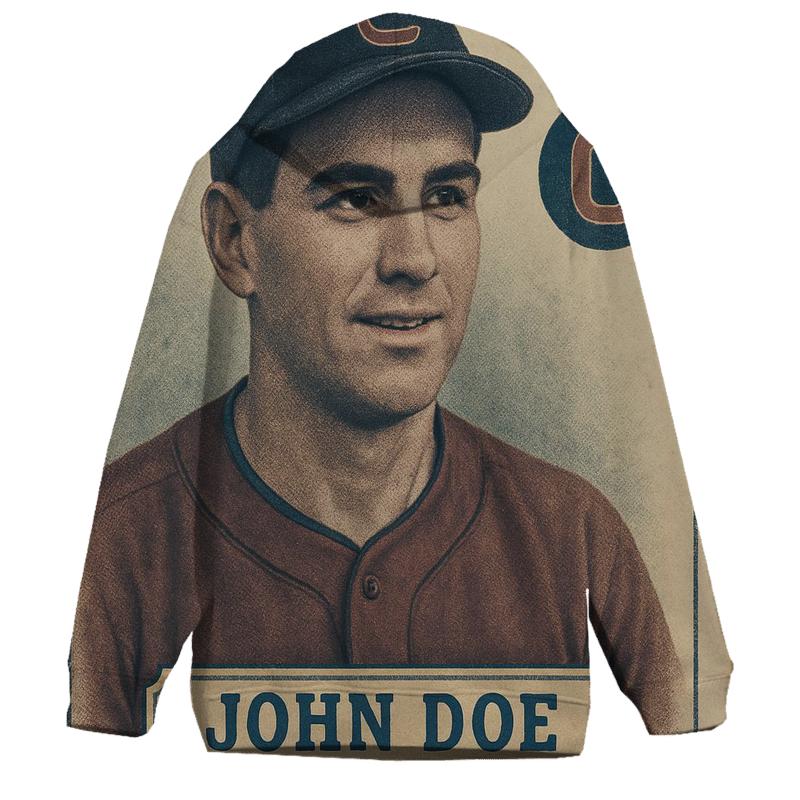 Old School Baseball Card heavyweight hoodies