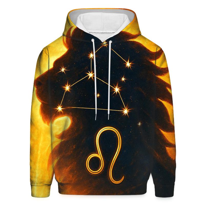 Leo Solar Flare Lion Artwork hoodies fashion