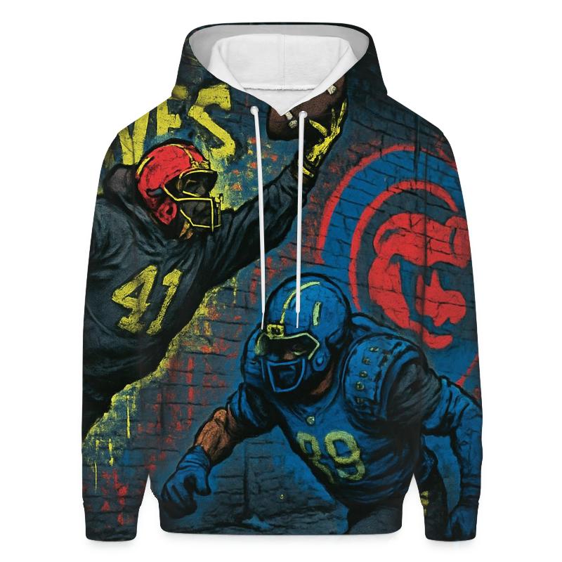Graffiti Alley Gridiron lightweight hoodies