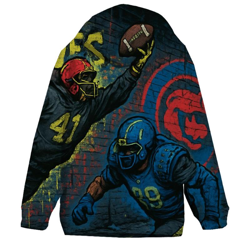 Graffiti Alley Gridiron lightweight hoodies