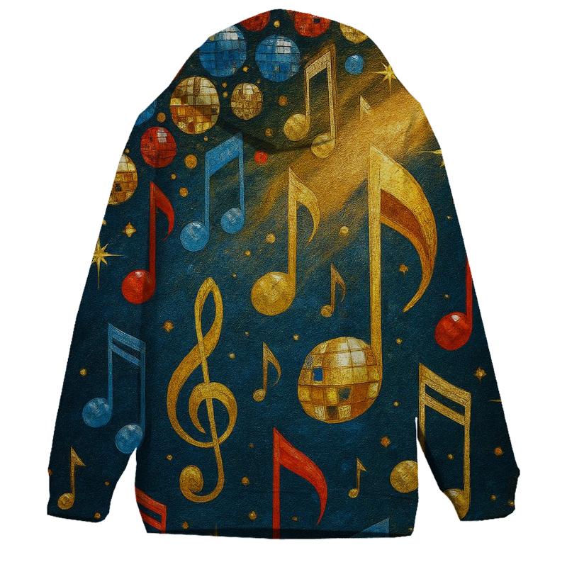 Disco Dot Cascade graphic hoodies