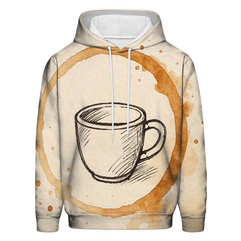 Cup Ring Imperfect embroidered hoodies