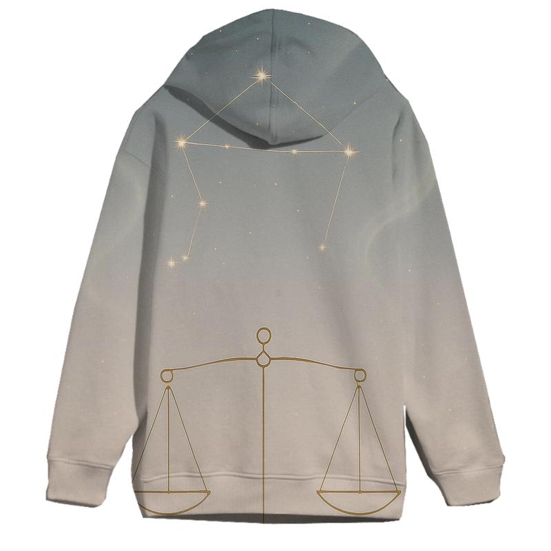 Libra Scales Balance Symbol heavyweight hoodies