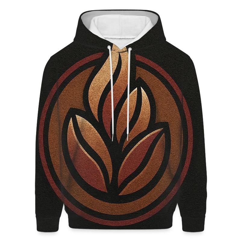 Roast Flame Icon embroidered hoodies