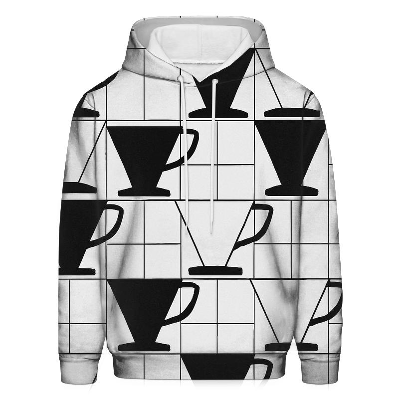 Filter Grid Geometry graphic hoodies