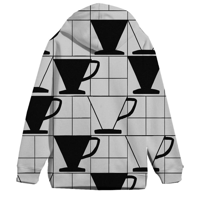 Filter Grid Geometry graphic hoodies