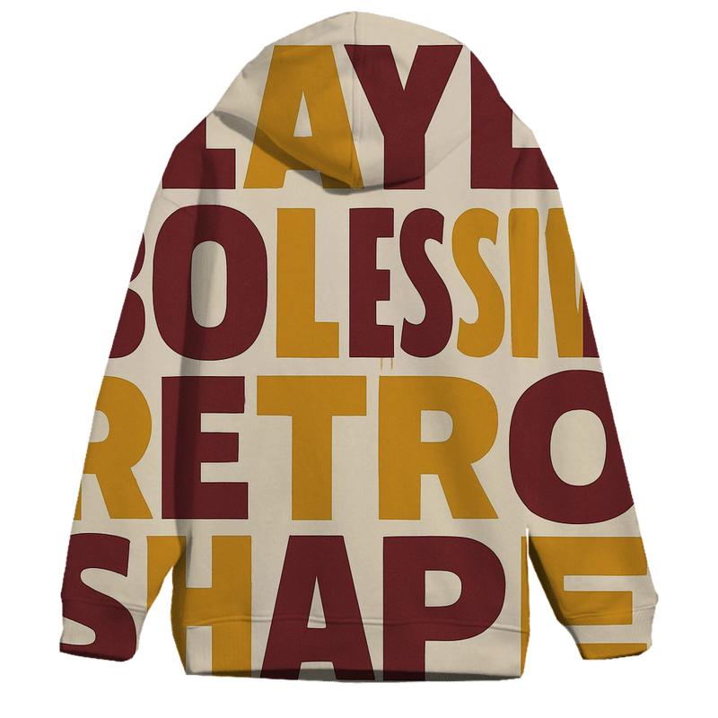 Funky Typography Blocks hoodie styles